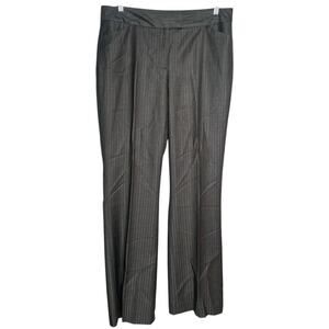 Calvin Klein Grey Tonal Stripe Career Business Pants Women's Size 12